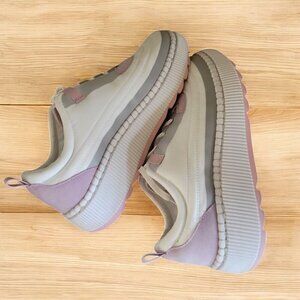 Cougar Women's Sayah White Pink Gray Platform Sneakers Shoes Sz 8.5